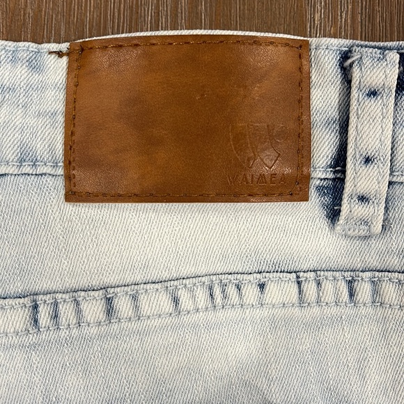 Waimea Paint Splatter Black Distressed Motto Denim skinny fit Jean size 20 - Picture 12 of 16